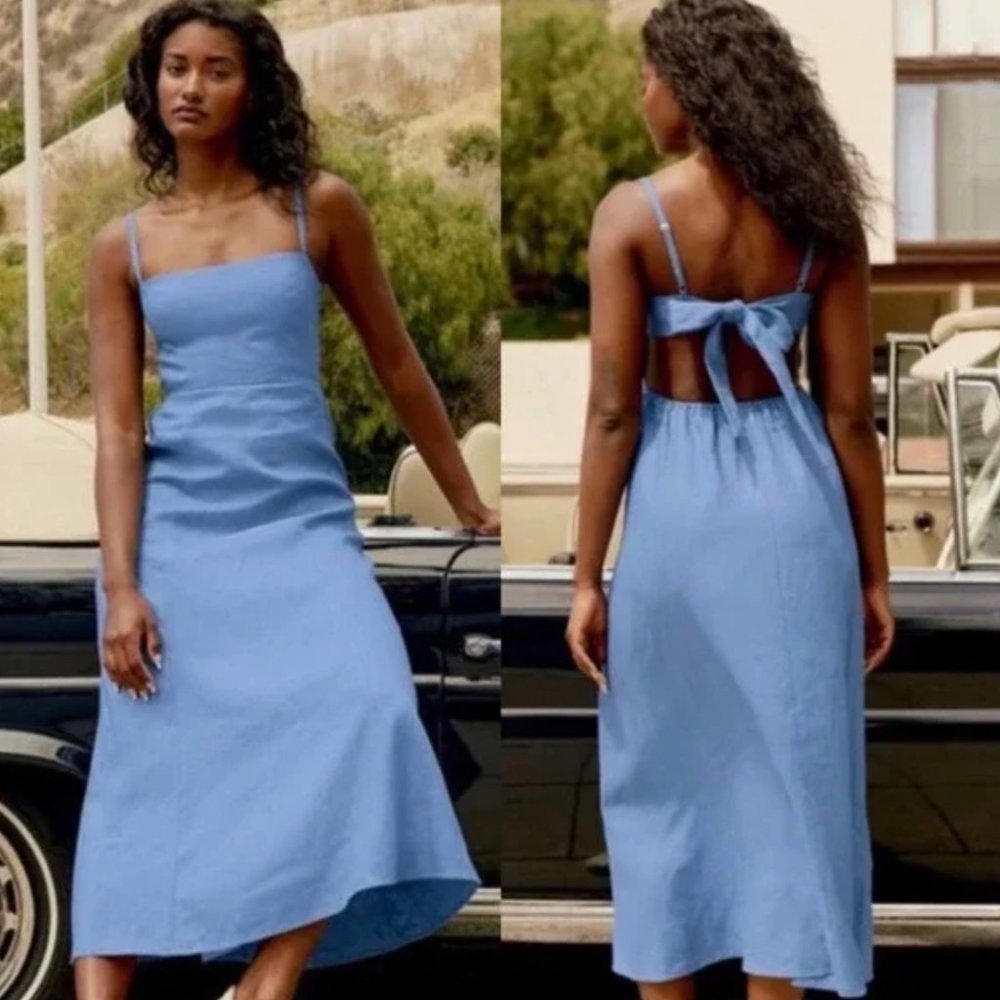 NWT Reformation Starfruit Linen Dress